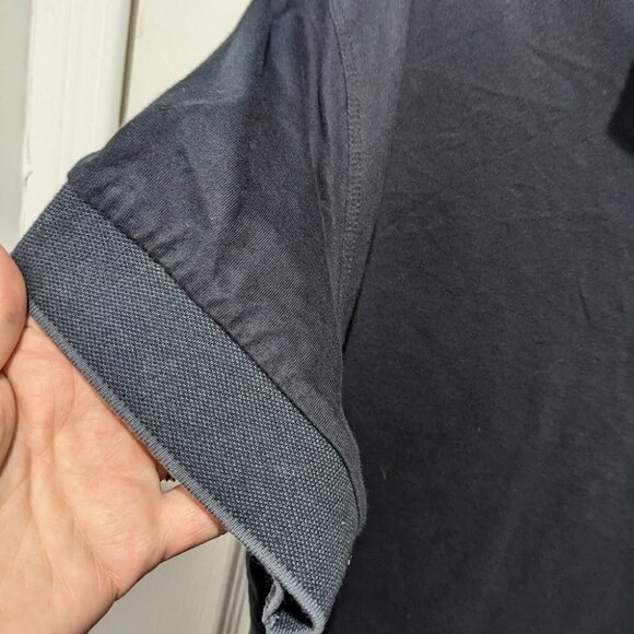 J.LINDEBERG | Eric Slim Lux Cotton Jersey Polo in Navy - Picture 5 of 7